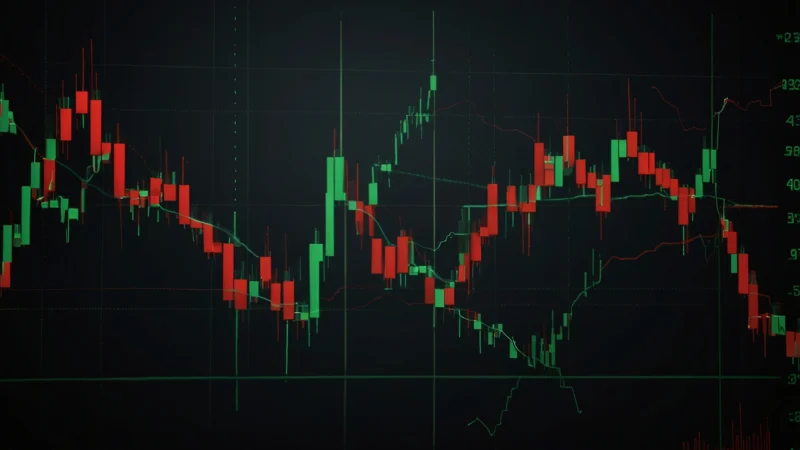График трейдинга с разворотом цены и индикаторами RSI и MACD на фоне медвежьего рынка