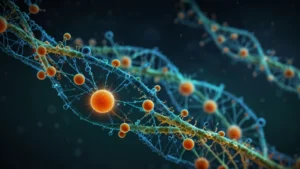 Квантовые флуктуации в биологических системах, абстрактное изображение молекул и света