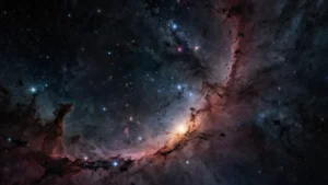 Орбиты звезд S-кластера вокруг сверхмассивной черной дыры Стрелец A* в центре Млечного Пути