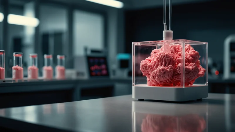 Лабораторное выращивание мяса из клеток в биореакторе и на 3D-биопринтере