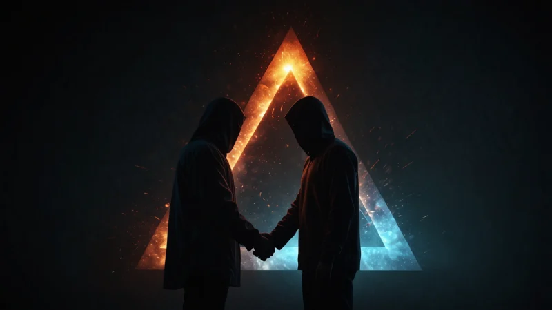 Символическое изображение психологического треугольника давления: три фигуры в напряженном взаимодействии, передающие…