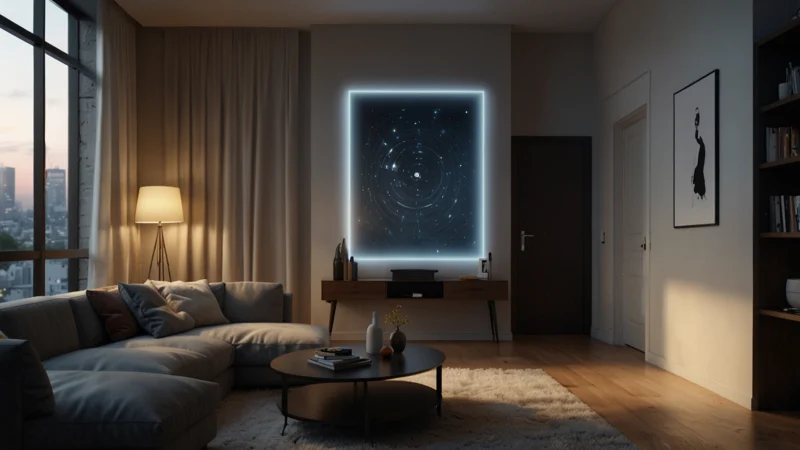 Сенсорная сеть IoT считывает биометрические данные человека в умном пространстве